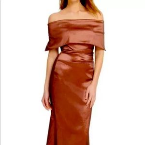 Vince Camuto Off The Shoulder Taffeta Gown